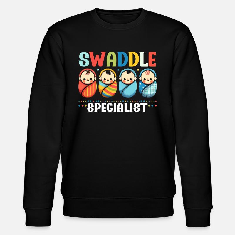 Infirmière en néonatalogie - Sweat bio CHANGER Stanley/Stella Unisexe - noir