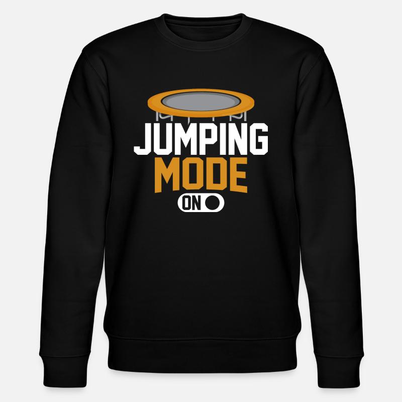 Jumping Mode on - Stanley/Stella CHANGER Unisex Organic Sweatshirt - black