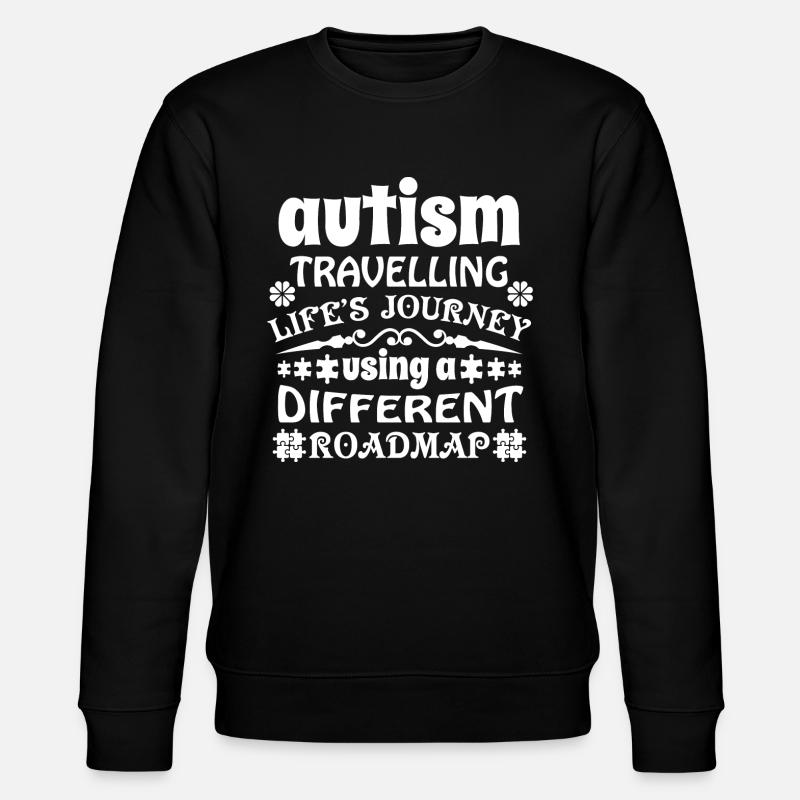 Autismus - Stanley/Stella Unisex Bio-Sweatshirt CHANGER  - Schwarz