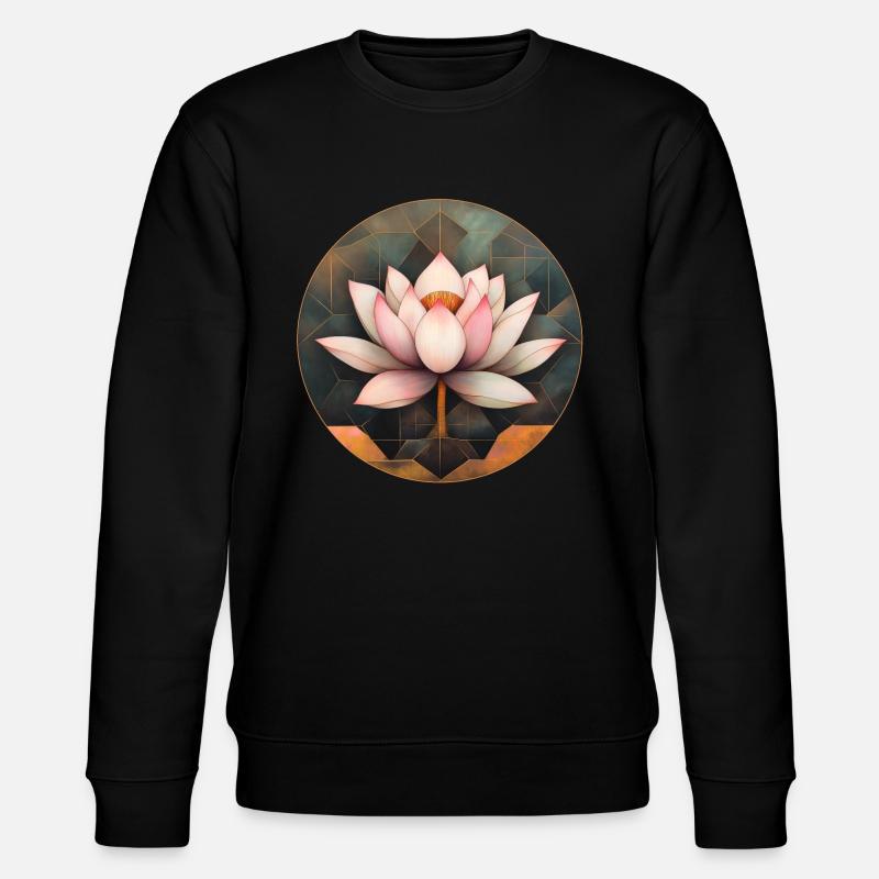 Fleur de lotus - Sweat bio CHANGER Stanley/Stella Unisexe - noir
