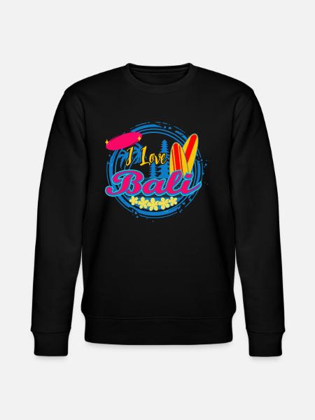 I Love Bali - Stanley/Stella CHANGER Unisex Organic Sweatshirt - black