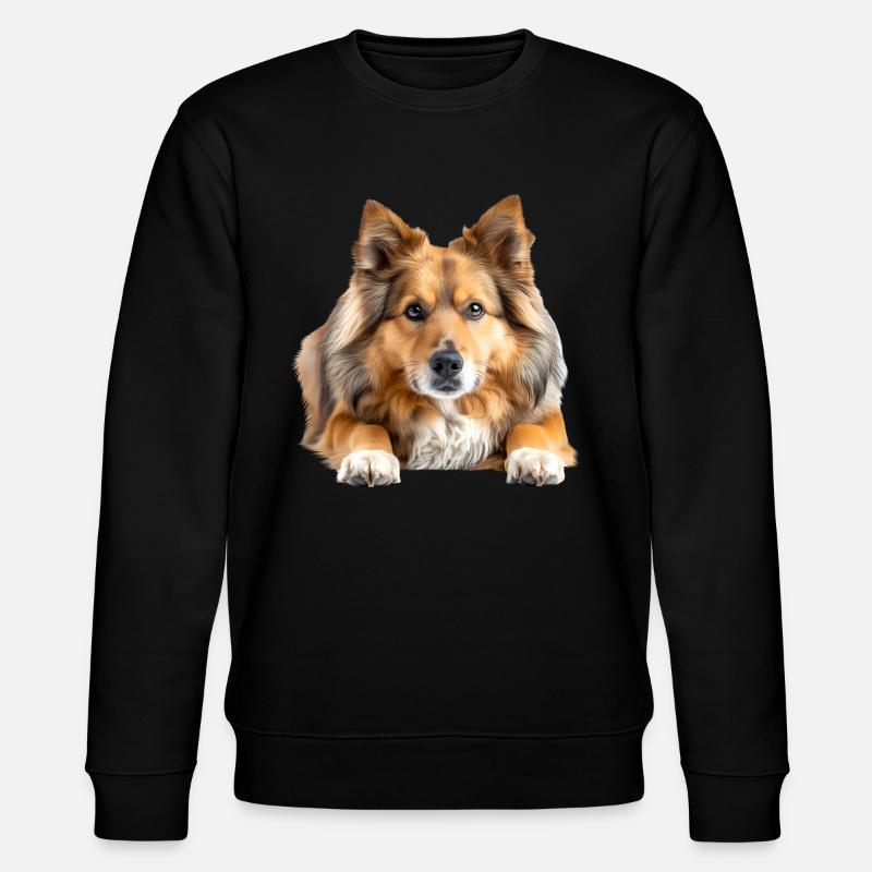 Chien de berger islandais - Sweat bio CHANGER Stanley/Stella Unisexe - noir