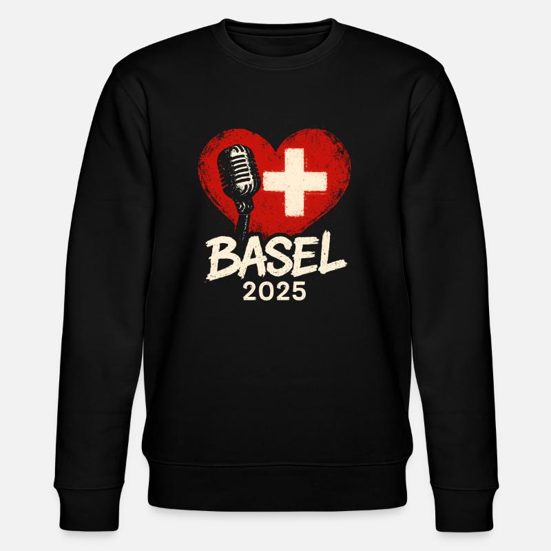 Basel 2025 ESC - Stanley/Stella CHANGER Unisex Organic Sweatshirt - black