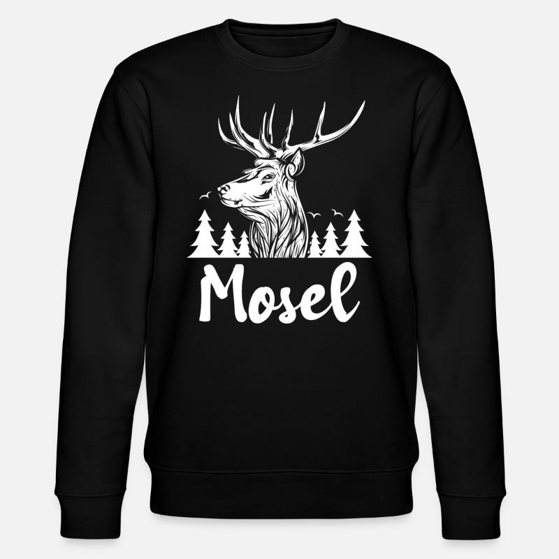 Mosel - Stanley/Stella Unisex Bio-Sweatshirt CHANGER  - Schwarz