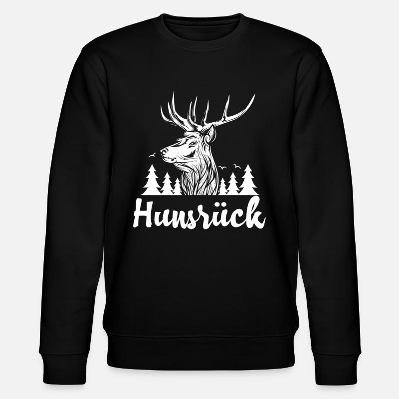 Hunsrück - Stanley/Stella Unisex Bio-Sweatshirt CHANGER  - Schwarz