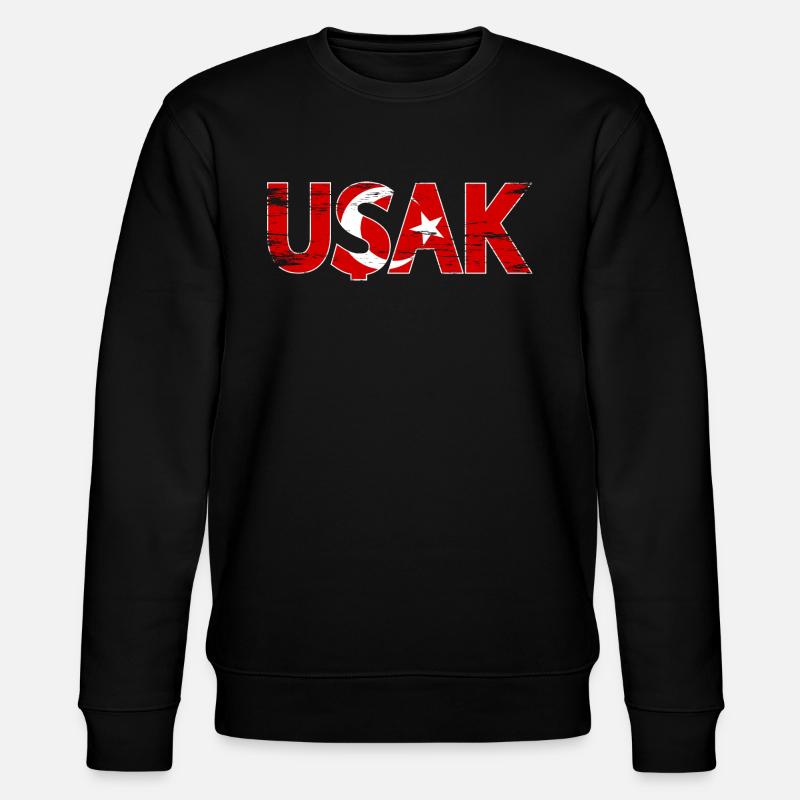 Usak Drapeau turc utilisé - Sweat bio CHANGER Stanley/Stella Unisexe - noir