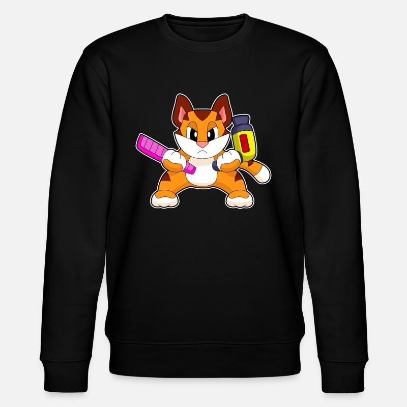 Tiger Coiffeur Peigne Sèche-cheveux - Sweat bio CHANGER Stanley/Stella Unisexe - noir