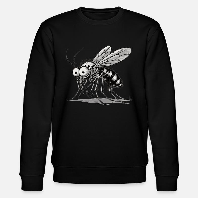 Moskito: Der kleine Blutsauger - Stanley/Stella Unisex Bio-Sweatshirt CHANGER  - Schwarz