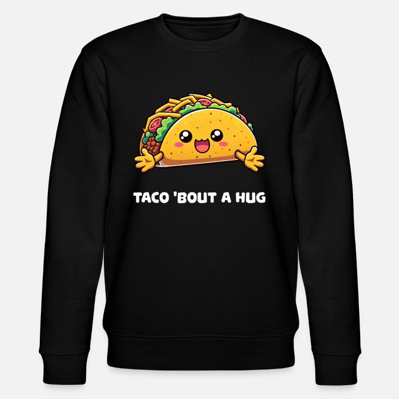 Taco 'Bout a Hug Adorable Taco - Sweat bio CHANGER Stanley/Stella Unisexe - noir