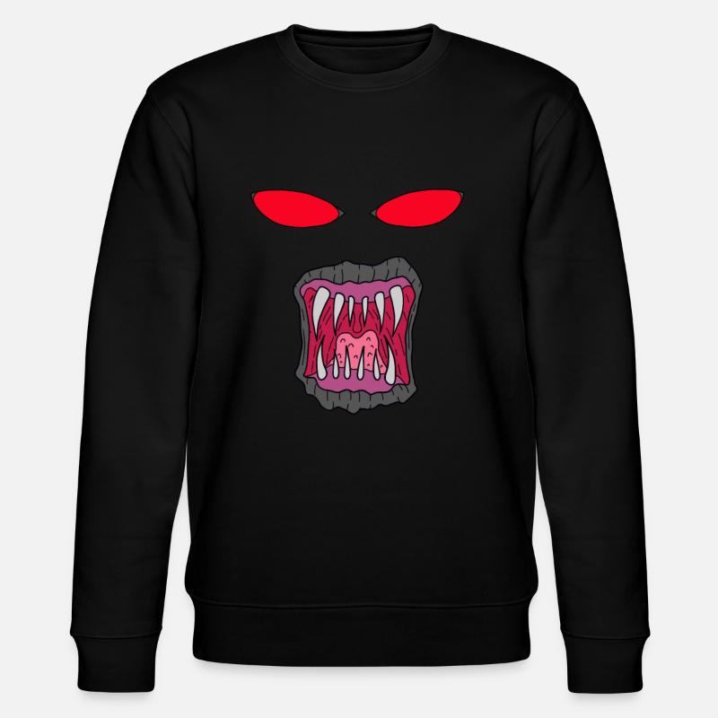 Visage de monstre #2 - Sweat bio CHANGER Stanley/Stella Unisexe - noir
