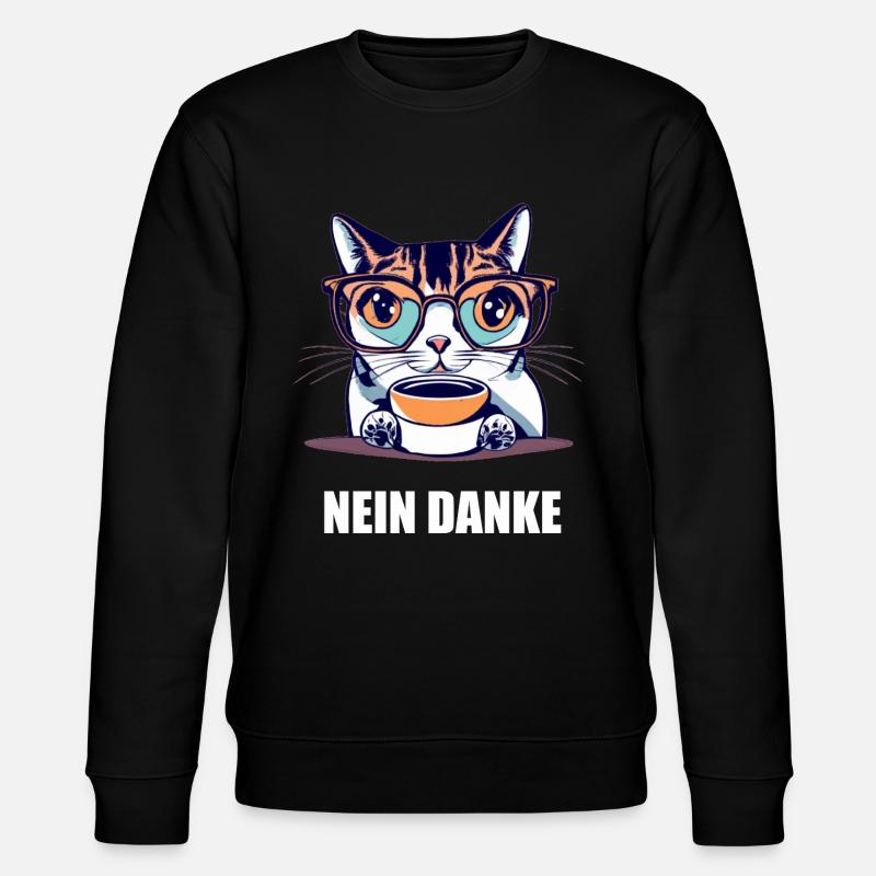 Nein Danke - Stanley/Stella Unisex Bio-Sweatshirt CHANGER - Schwarz