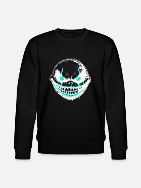 Attention snappy - monster creature - Stanley/Stella CHANGER Unisex Organic Sweatshirt - black