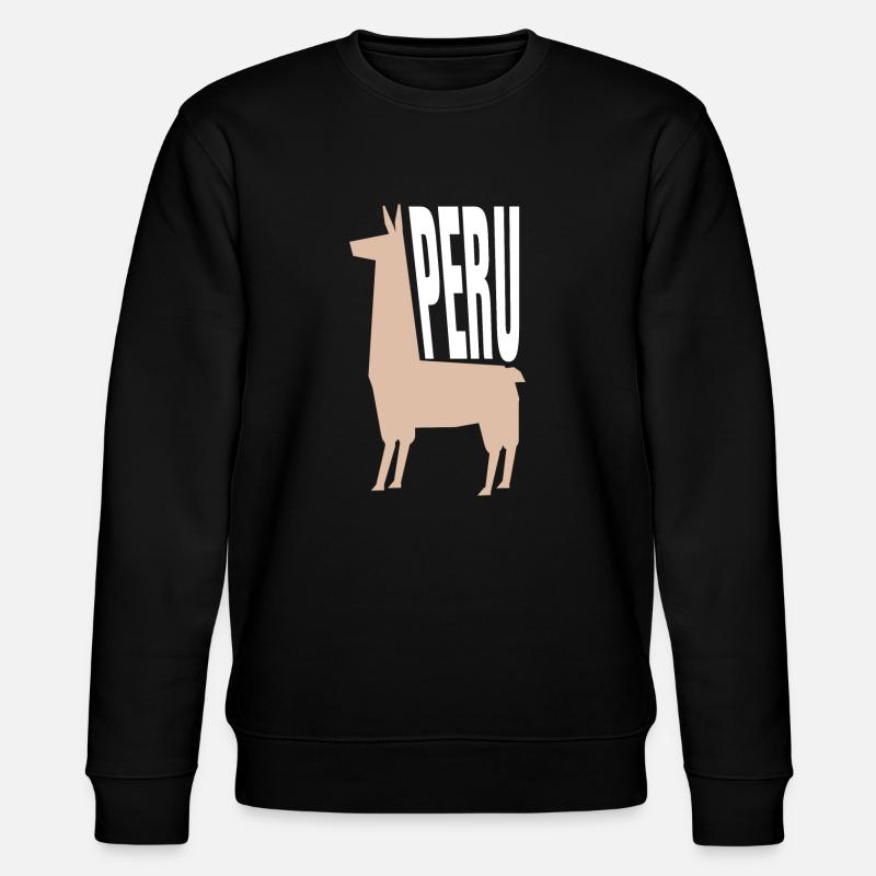 Lama du Pérou - Sweat bio CHANGER Stanley/Stella Unisexe - noir