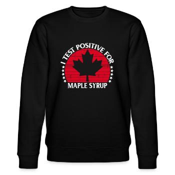 Sirop d’érable Maple Tree Sap Tapping Sugaring Tapper - Sweat bio CHANGER Stanley/Stella Unisexe - noir - Devant - Nik (191cm) & Marisol (170cm)
