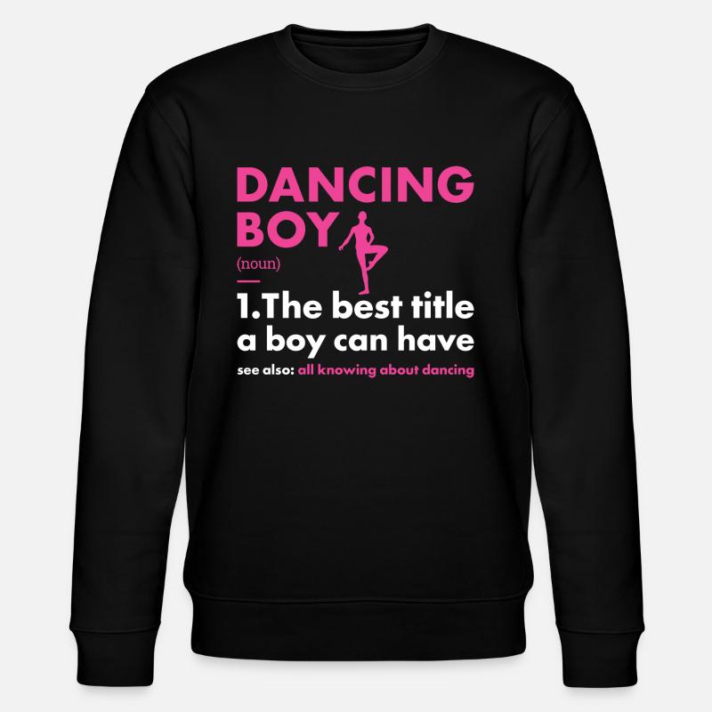 Dancer Boy Definition Dancing - Stanley/Stella CHANGER Unisex Organic Sweatshirt - black