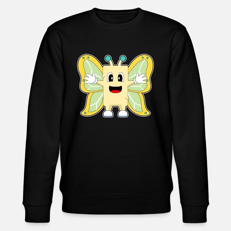 Beurre de papillon - Sweat bio CHANGER Stanley/Stella Unisexe - noir