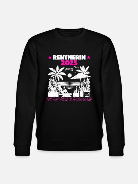 Rente Ruhestand Rentner Geschenk - Stanley/Stella Unisex Bio-Sweatshirt CHANGER  - Schwarz