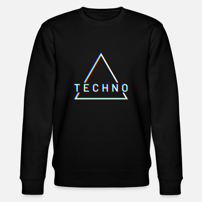 Techno - Stanley/Stella Unisex Bio-Sweatshirt CHANGER  - Schwarz