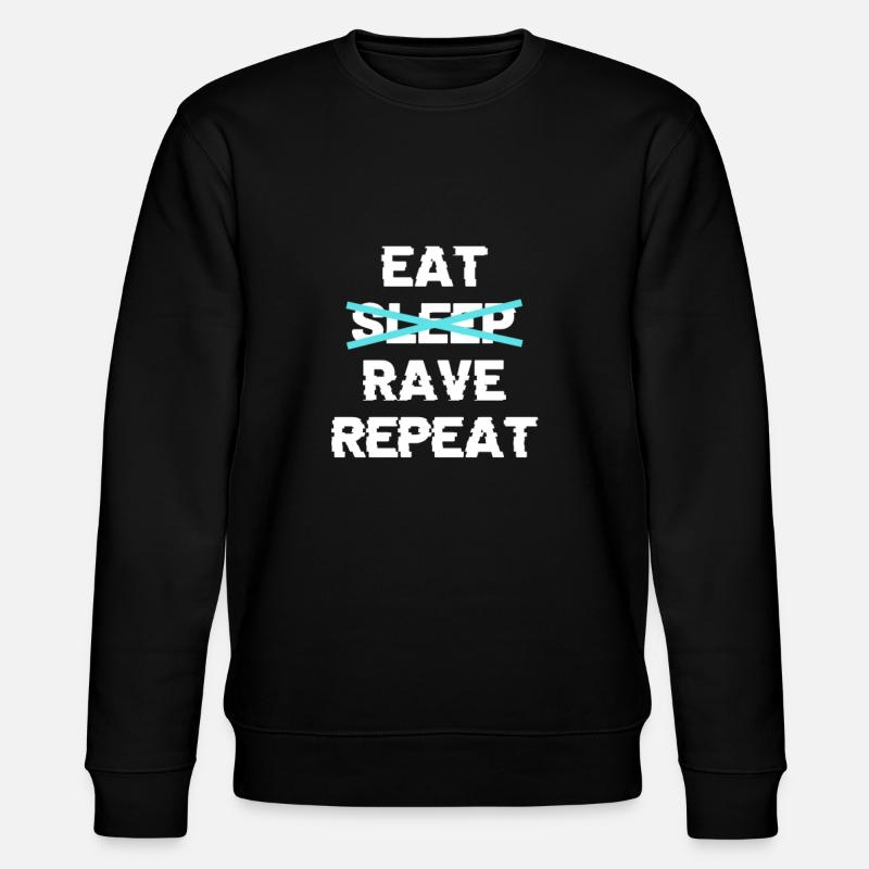 Rave - Stanley/Stella Unisex Bio-Sweatshirt CHANGER - Schwarz
