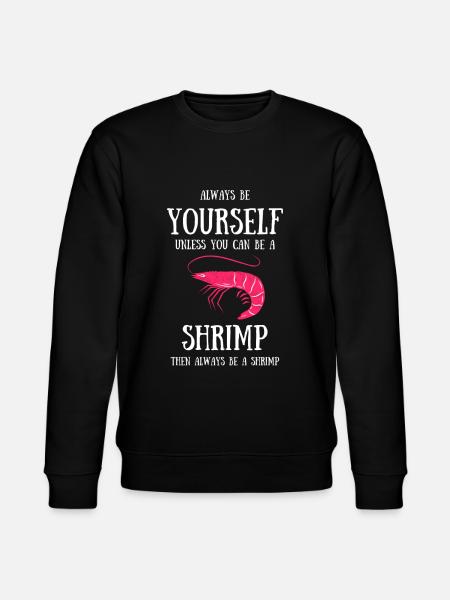 Krewetki Krewetki Akwarium languste prezent krab - Ekologiczna bluza unisex Stanley/Stella CHANGER  - czarny