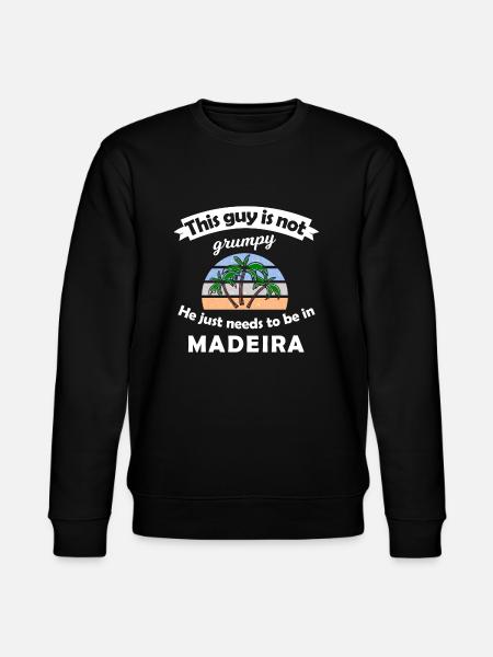 Holidays in Madeira - Stanley/Stella CHANGER Unisex Organic Sweatshirt - black
