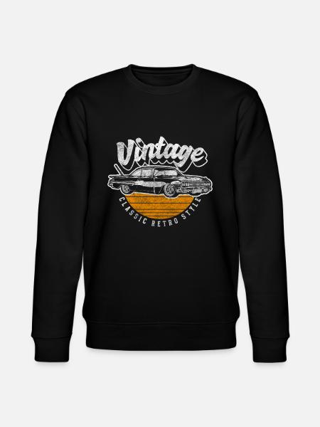 Auto Klassisch Oldschool - Stanley/Stella Unisex Bio-Sweatshirt CHANGER - Schwarz