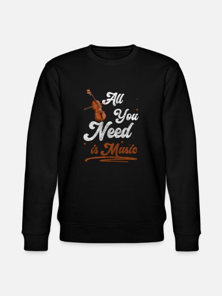 Musiker Trinkgeld Bühne - Stanley/Stella Unisex Bio-Sweatshirt CHANGER  - Schwarz