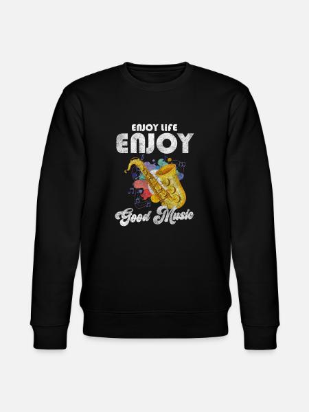 Street Musician Creative Performance - Stanley/Stella CHANGER Unisex Organic Sweatshirt - black