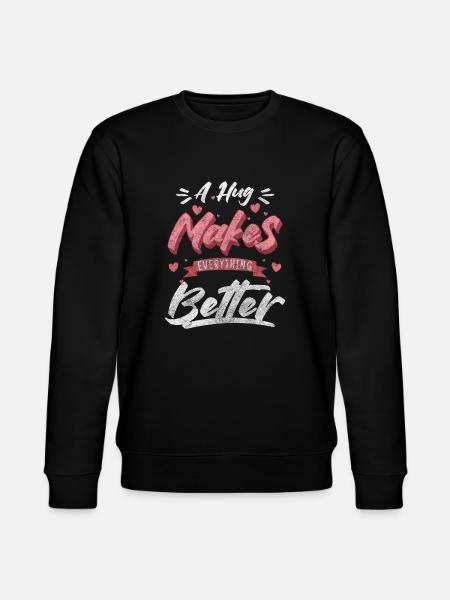 Liebe Nähe - Stanley/Stella Unisex Bio-Sweatshirt CHANGER - Schwarz