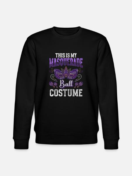 Mask Celebration Unknown Second Face - Stanley/Stella CHANGER Unisex Organic Sweatshirt - black