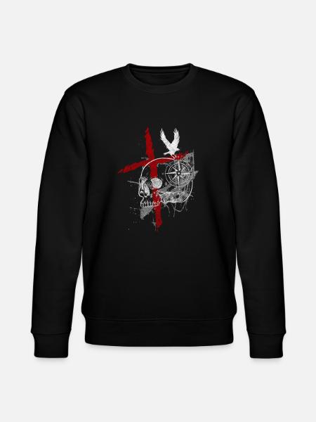 Style Hart Viking Clock - Stanley/Stella CHANGER Unisex Organic Sweatshirt - black