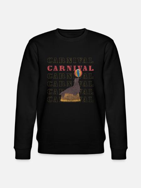 Circus ring fun - Stanley/Stella CHANGER Unisex Organic Sweatshirt - black