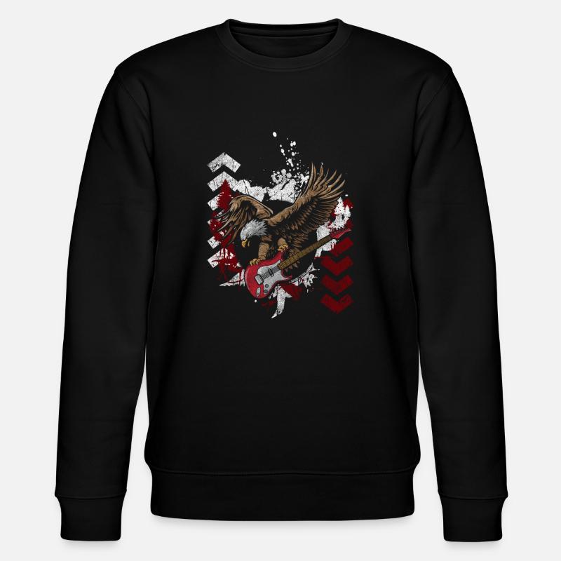 Tatouage motif crâne - Sweat bio CHANGER Stanley/Stella Unisexe - noir