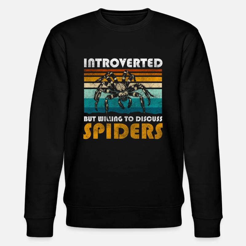 insecte mordant une araignée - Sweat bio CHANGER Stanley/Stella Unisexe - noir