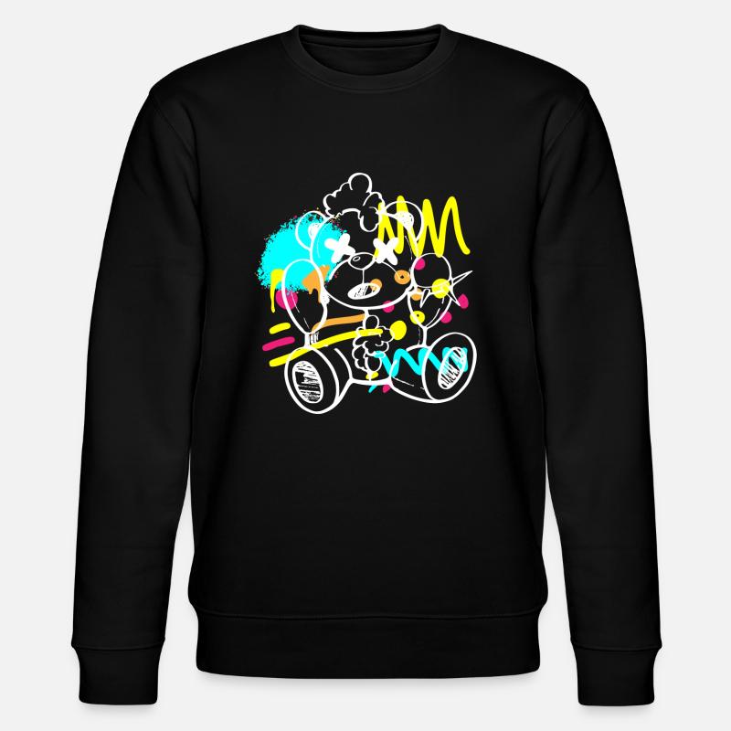 Urban Mauer Breakdance Streetmind - Sweat bio CHANGER Stanley/Stella Unisexe - noir