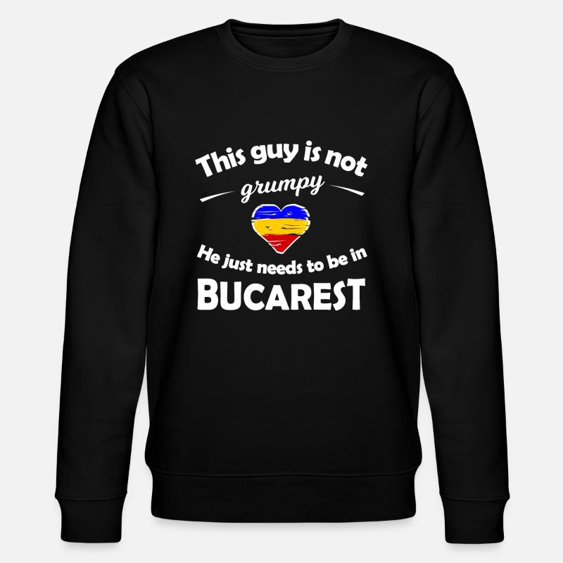 La patrie Bucarest - Sweat bio CHANGER Stanley/Stella Unisexe - noir