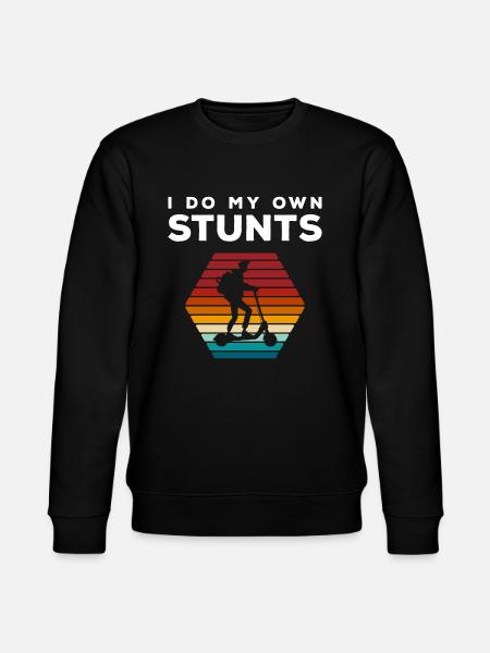 E-Scooter Power Motor - Stanley/Stella CHANGER Unisex Organic Sweatshirt - black