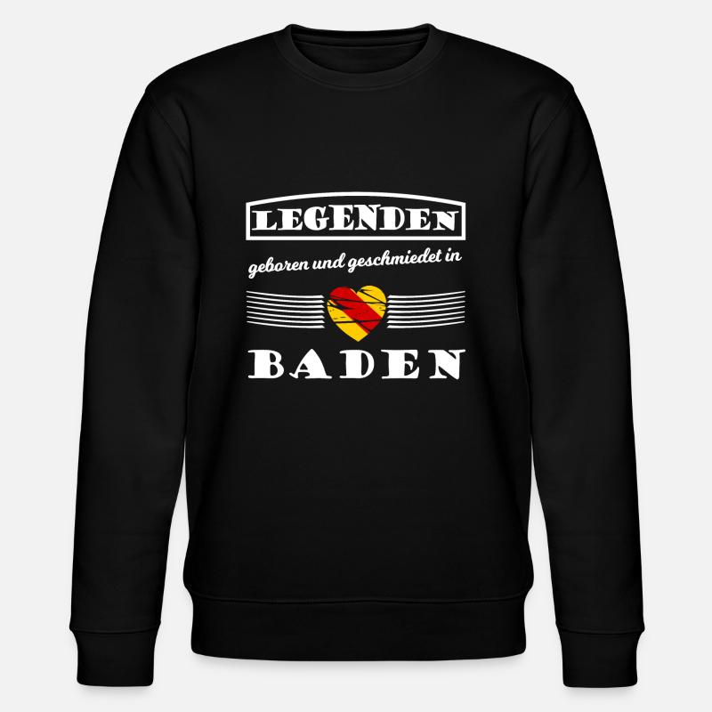 Le magnifique Badnerland au sud - Sweat bio CHANGER Stanley/Stella Unisexe - noir
