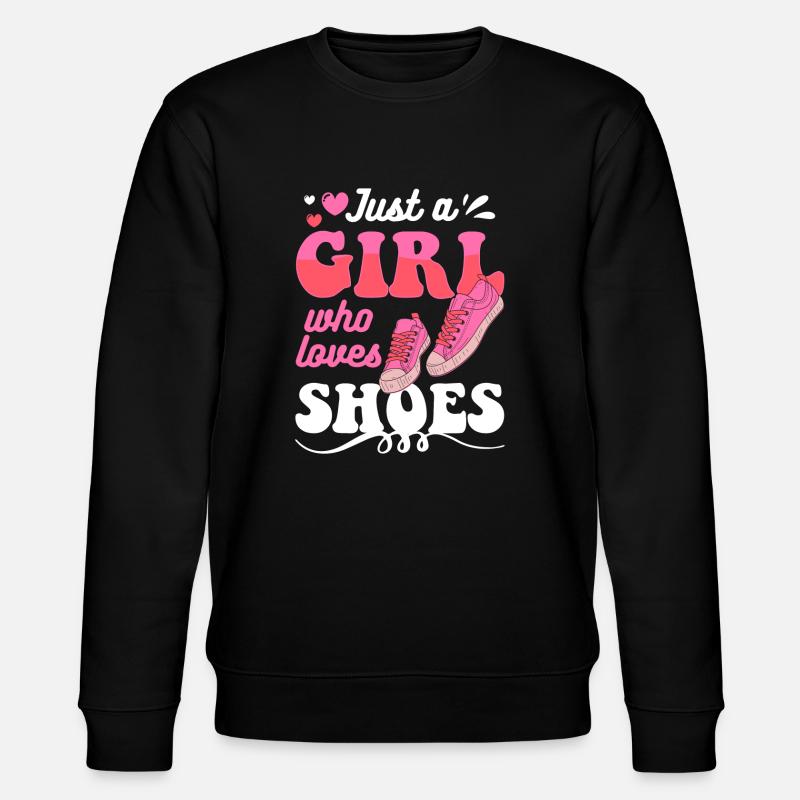 Shoe Lover Design - Stanley/Stella CHANGER Unisex Organic Sweatshirt - black