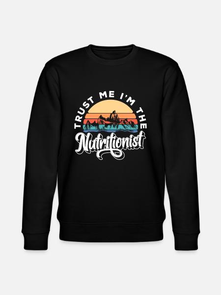 Nutrition Food - Stanley/Stella CHANGER Unisex Organic Sweatshirt - black