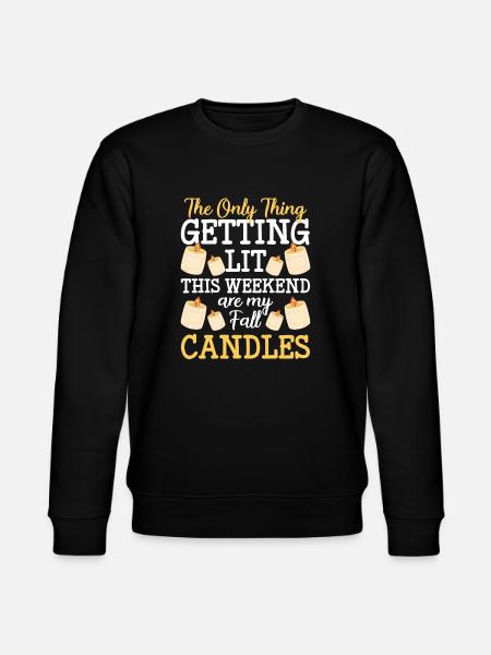 Candlelight Friendship Passion - Stanley/Stella CHANGER Unisex Organic Sweatshirt - black