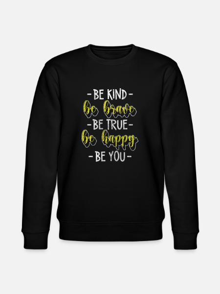 Unique Piece People Humanity Creative - Stanley/Stella CHANGER Unisex Organic Sweatshirt - black