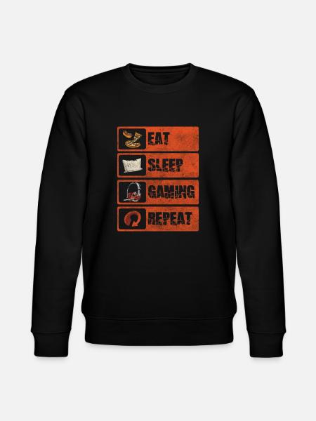 Zocker Legende Controller - Stanley/Stella Unisex Bio-Sweatshirt CHANGER  - Schwarz