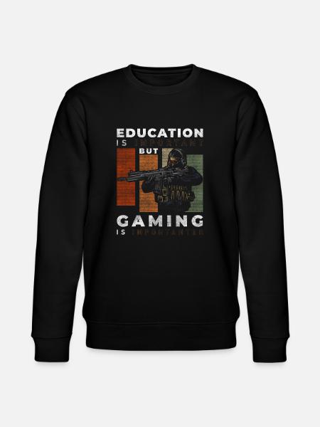 Gamer PC Masterrace Graphics Controller - Stanley/Stella CHANGER Unisex Organic Sweatshirt - black
