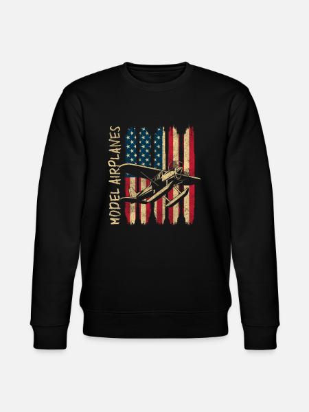 Maquette d’avion - Sweat bio CHANGER Stanley/Stella Unisexe - noir