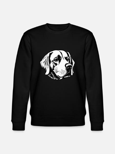 Dog Puppy Animal Welfare - Stanley/Stella CHANGER Unisex Organic Sweatshirt - black