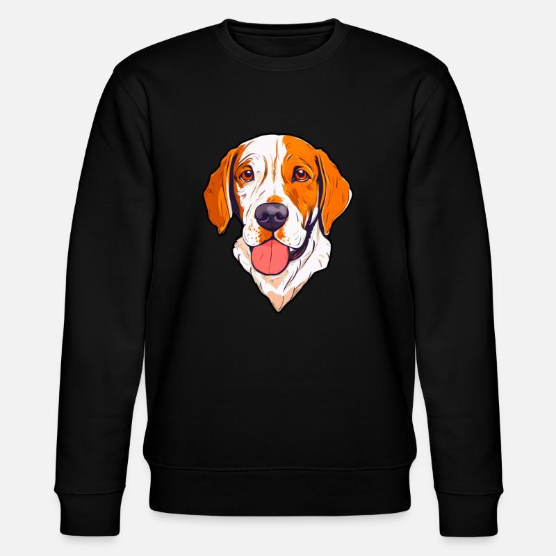 Hundehalter Welpen Herrchen - Stanley/Stella Unisex Bio-Sweatshirt CHANGER  - Schwarz