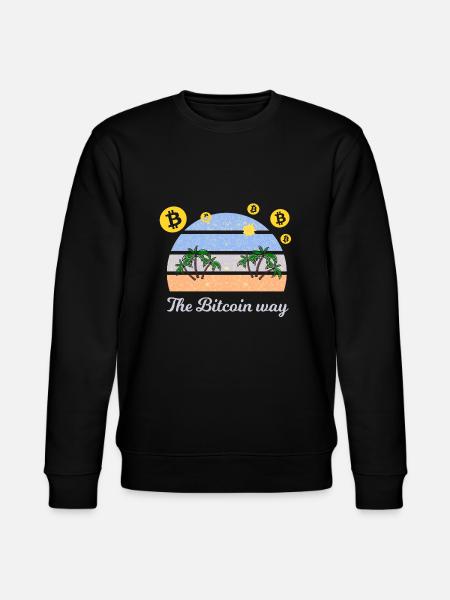 The path to Bitcoin - Stanley/Stella CHANGER Unisex Organic Sweatshirt - black