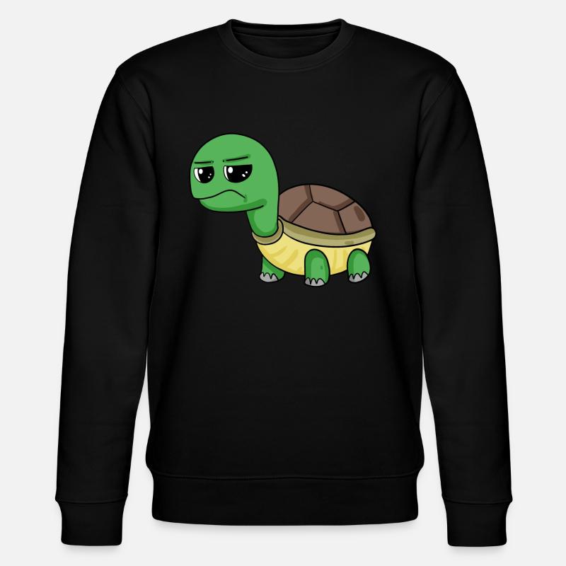 Schildkröte - Stanley/Stella Unisex Bio-Sweatshirt CHANGER  - Schwarz