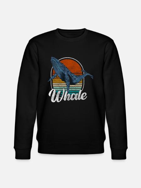 Whale Blue Whale Conservation Diver - Sweat bio CHANGER Stanley/Stella Unisexe - noir
